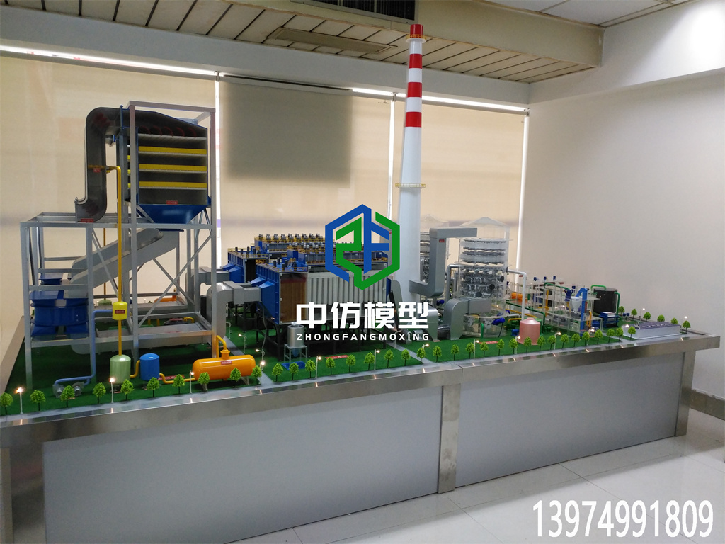 烟气脱硝脱硫动态演示模型