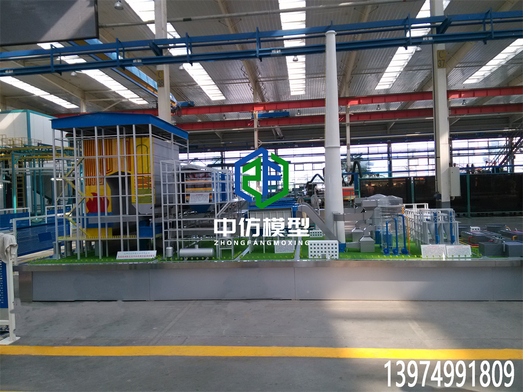 烟气脱硝脱硫动态演示模型