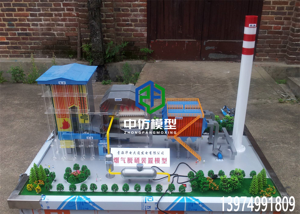 烟气脱硝脱硫动态演示模型