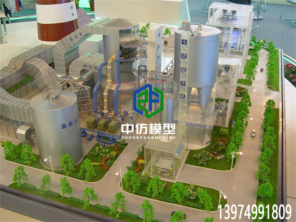 烟气脱硝脱硫动态演示模型