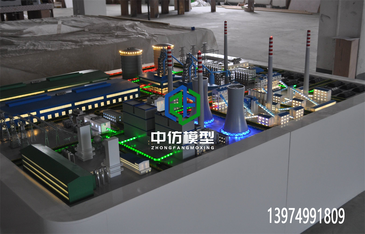 火力发电厂立体沙盘模型