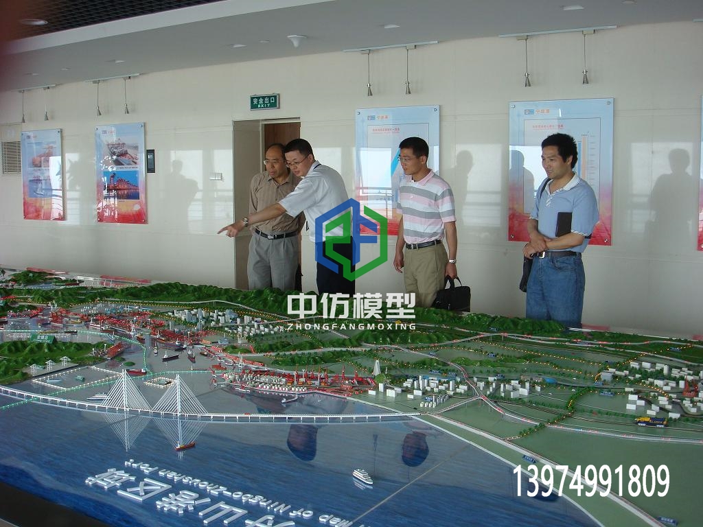 港口沙盘仿真模型