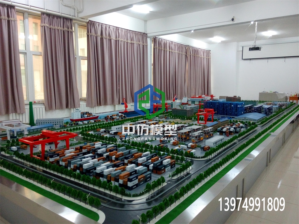 物流沙盘模型