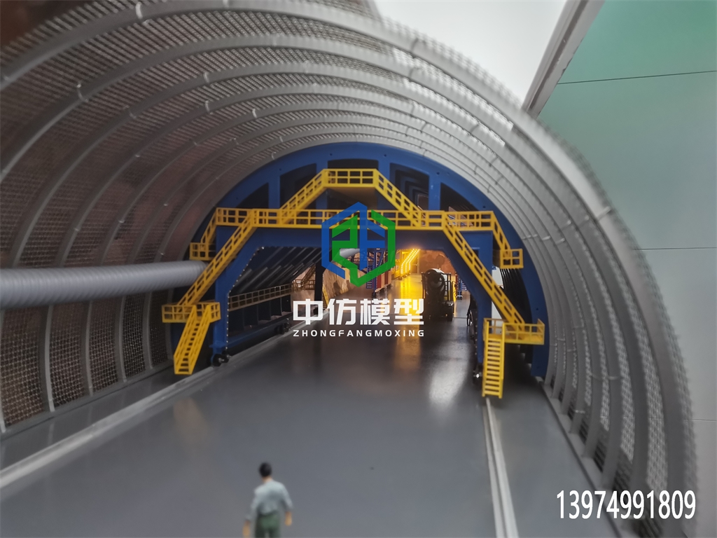 隧道机械化施工动态仿真模型