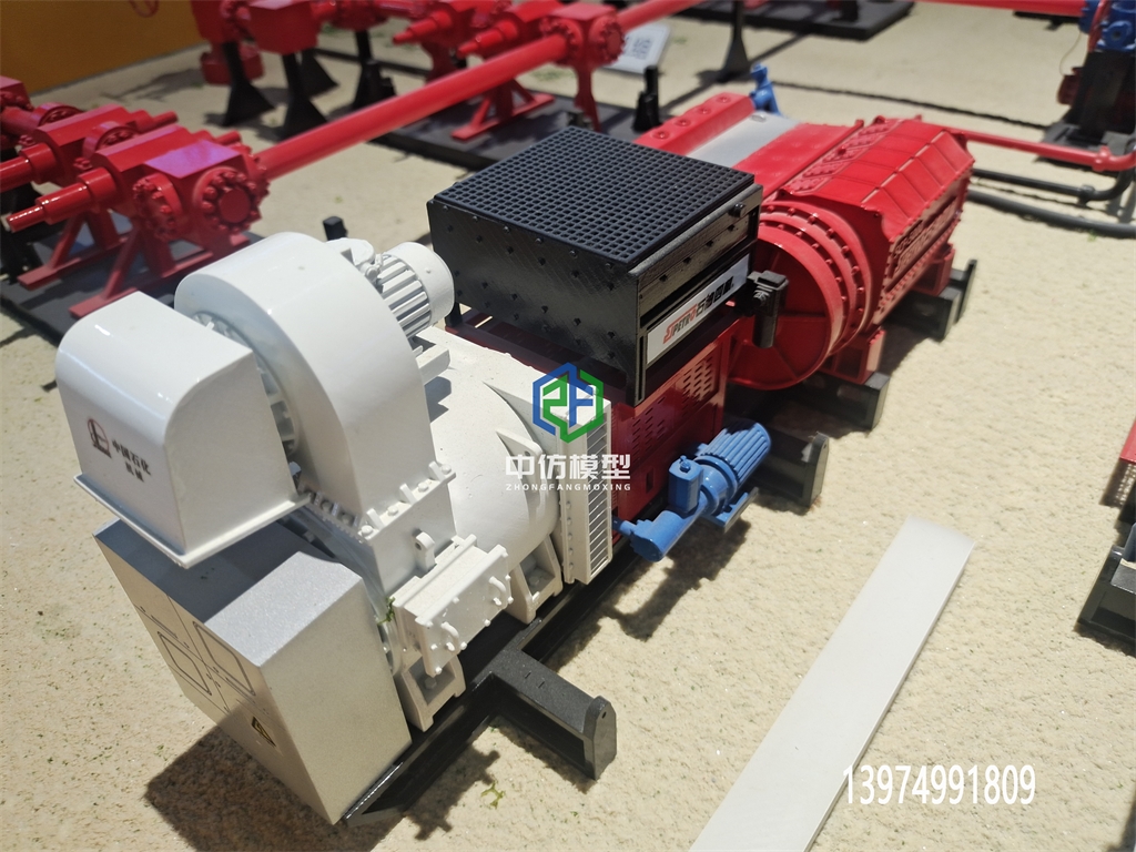 全电驱压裂机组模型