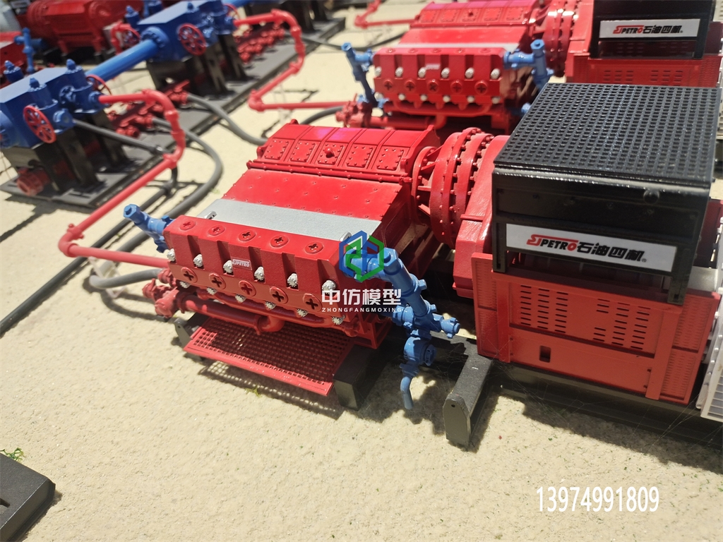 全电驱压裂机组模型