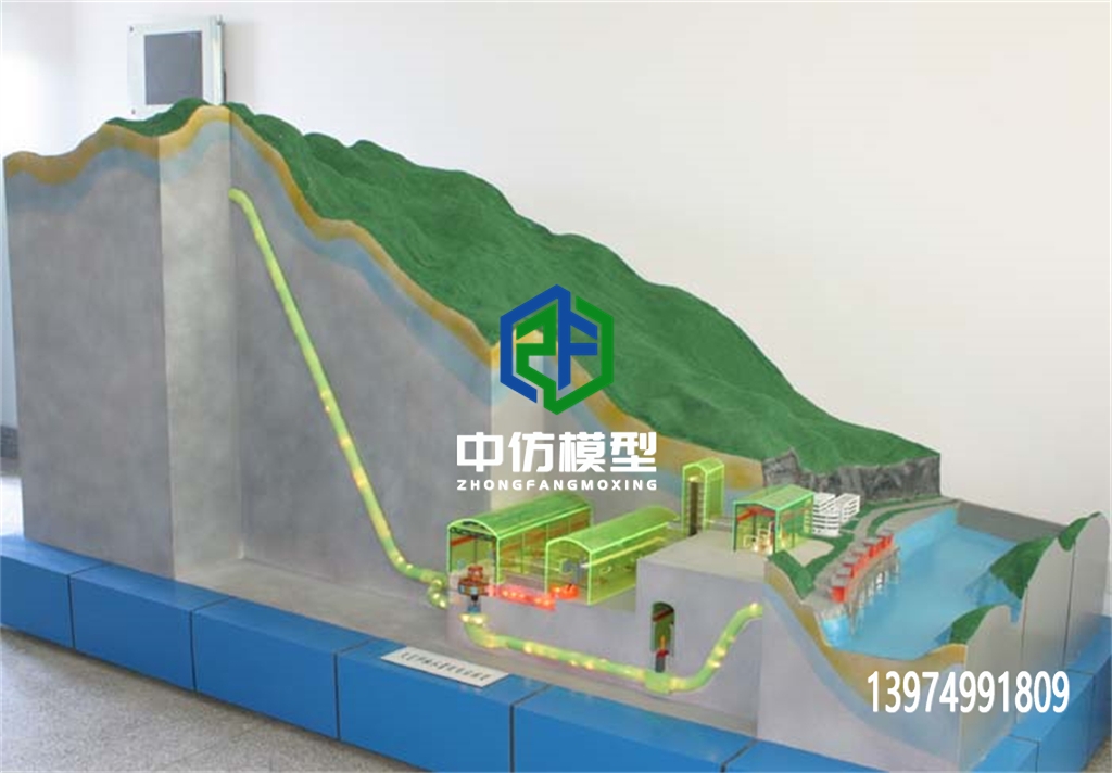 抽水蓄能动态仿真演示模型
