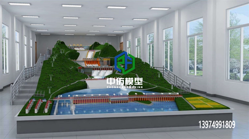 水利枢纽动态仿真模型